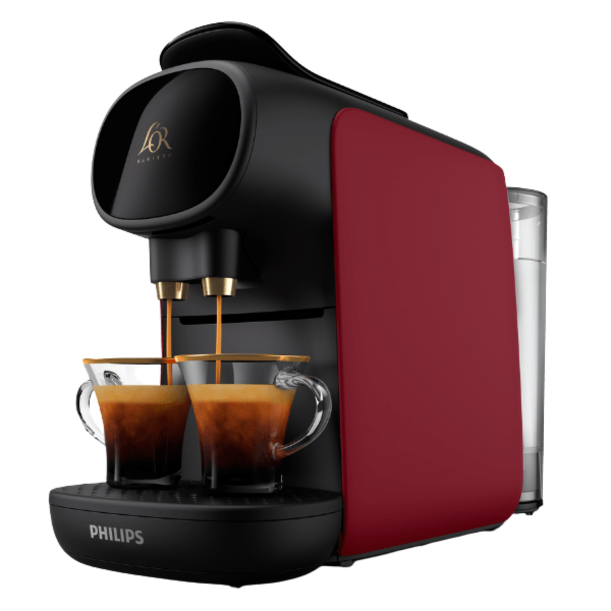 מכונת קפה L'OR מזיגה כפולה בורדו LM9012