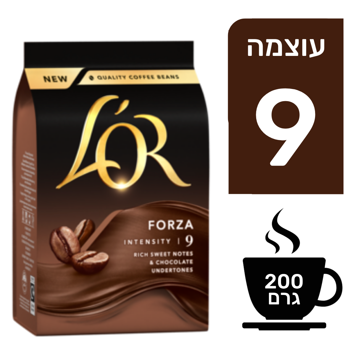 לור פולי קפה פורזה 200 גרם