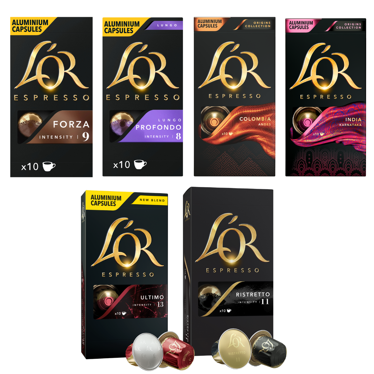 מארז קפסולות, כוסות וצנצנת